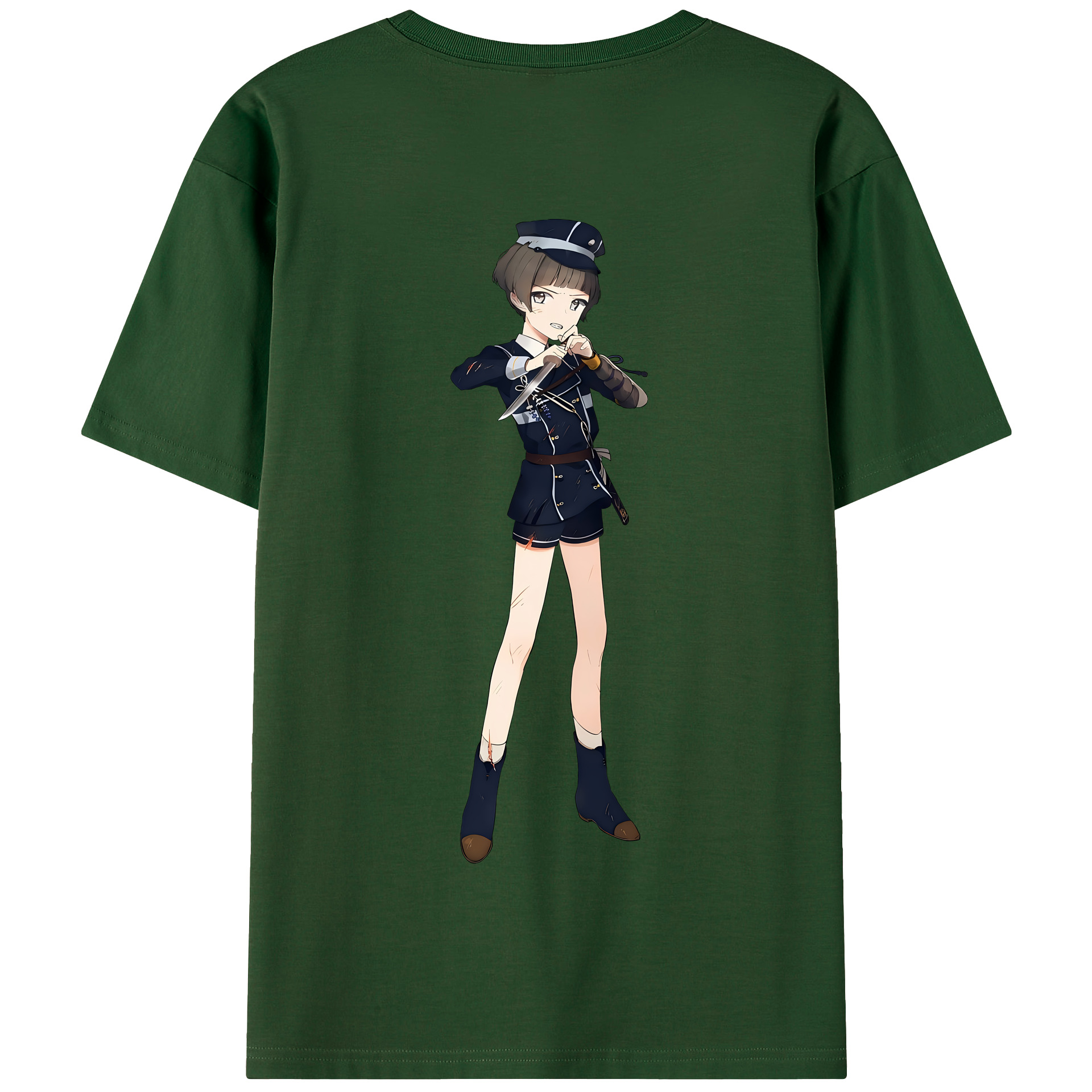 （画像用） 刀剣乱舞 Touken Ranbu 綿100％半袖Tシャツ（背面プリント）